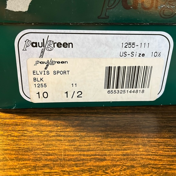 Paul Green Women’s Size 10.5 Black Elvis Sport Shoes with Box - make an offer! - Picture 4 of 8